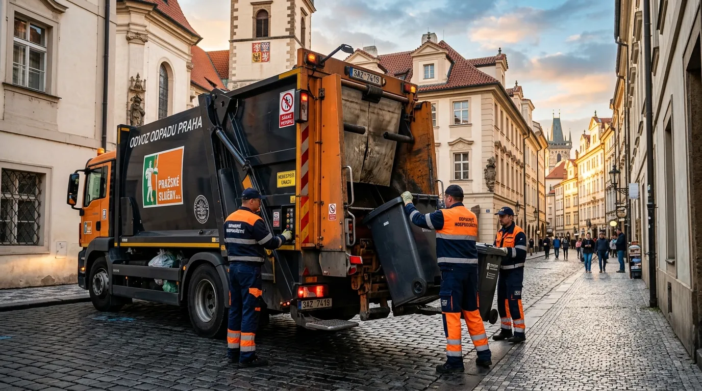 Odvoz odpadu Praha: Ceník, druhy a jak objednat