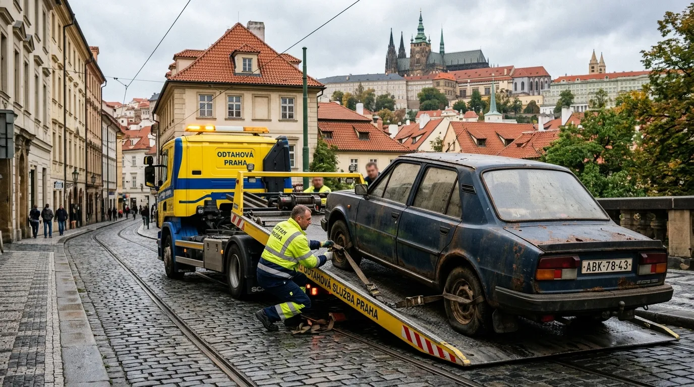 Odvoz vozu Praha